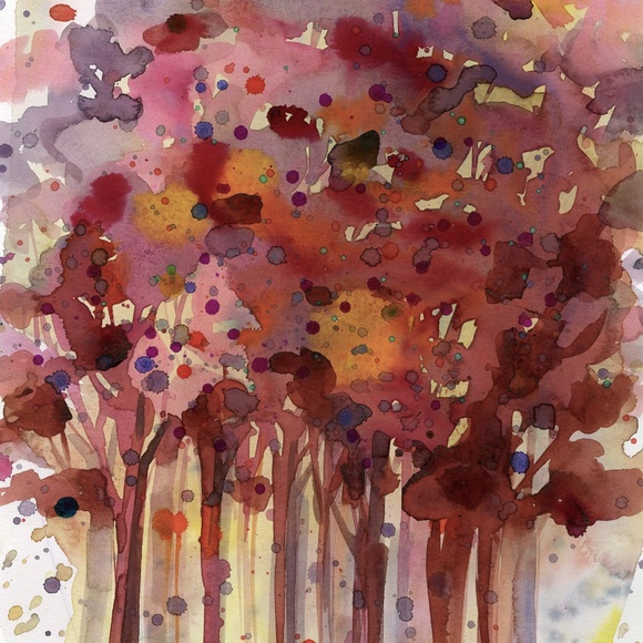 Original Tree painting by Kathy Morton Stanion - Song Of The Trees 1 - Picture 3 of 9